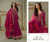 BANGALORI SILK EMBROIDERY WORK SUIT